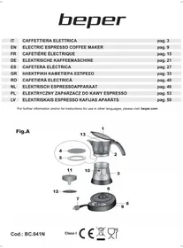 Notice Beper BC.041N Macchina da caffè