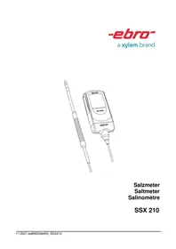 Notice Ebro SSX 210 équipements de mesure