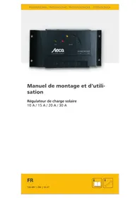 Notice STECA SOLARIX PRS 2020 Contrôleur