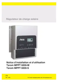 Notice STECA TAROM MPPT 6000S Contrôleur