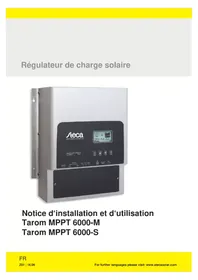 Notice STECA TAROM MPPT 6000M Contrôleur