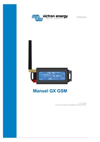 Notice VICTRON ENERGY GX GSM Module de communication GSM
