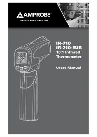 Notice Beha-Amprobe IR710EUR Thermomètre