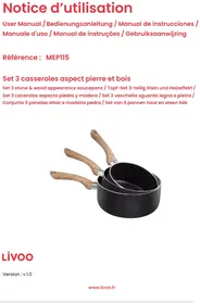 Notice LIVOO MEP115 Casserole