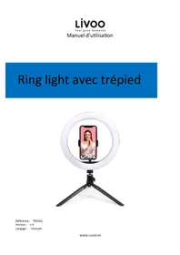 Notice LIVOO TEA261 Trépied