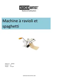 Notice LIVOO MEN41 Machine à pâtes