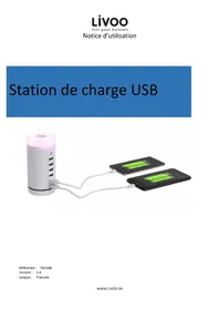 Notice LIVOO TEA186 Station d'acceuil