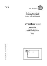 Notice IFM OD5012 Capteur de couleur