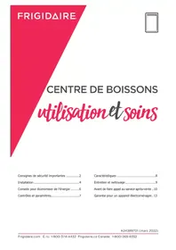 Notice FRIGIDAIRE FRYB4623AS Réfrigérateur