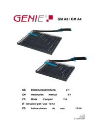 Notice Genie GM A3 Papierschneider