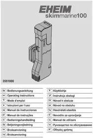 Notice EHEIM SKIMMARINE 100 Filtre à eau