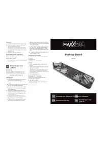 Notice Maxxmee 09731 Équipement de fitness