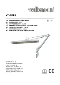 Notice VELLEMAN VTLAMP6 Éclairage