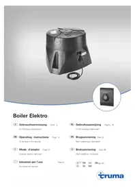 Notice TRUMA BOILER ELEKTRO Ketel