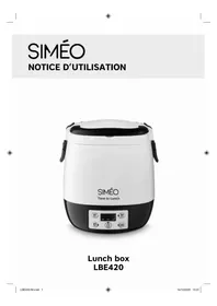 Notice SIMEO LBE420 Récipient à nourriture