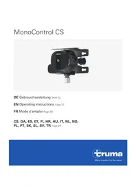 Notice TRUMA MONOCONTROL CS Pressure regulator