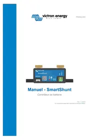 Notice VICTRON ENERGY SMARTSHUNT équipements de mesure