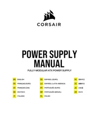 Notice CORSAIR RM1200X Alimentation électrique