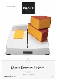 Notice Boska CHEESE COMMANDER PRO+ Trancheuse