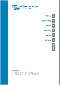 Notice VICTRON ENERGY EASYSOLAR Batterieladegerät