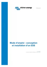 Notice VICTRON ENERGY OCTO GX Système de stockage d'énergie