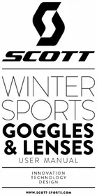 Notice SCOTT REACT GOGGLE Bicicleta