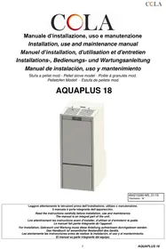Notice Cola AQUA PLUS 18 Poêle