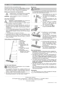 Notice Cleanmaxx 05226 Serpillière