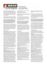 Notice NOCH 61162 Maquettisme