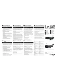 Notice Levenhuk BLAZE BASE 100 Télescope