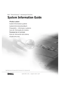 Notice DELL POWERCONNECT 2016 Netzwerkschalter