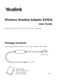 Notice Yealink EHS40 Helm