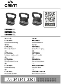 Notice CRIVIT IAN 391391 Équipement de fitness
