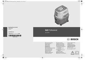 Notice BOSCH GAS 15 PROFESSIONAL Прашка
