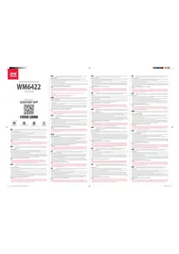 Notice ONE FOR ALL WM 6422 Support mural