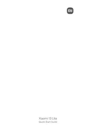 Notice Xiaomi 13 LITE Téléphone portable