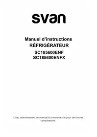Notice SVAN SC185600ENF Réfrigérateur