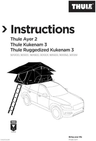 Notice THULE TEPUI EXPLORER AYER Tente