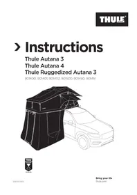 Notice THULE TEPUI EXPLORER AUTANA Tente