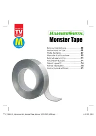 Notice Hammersmith MONSTER TAPE Lepicí páska