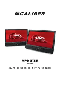 Notice CALIBER MPD2125T Lecteur DVD portable