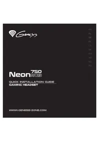 Notice Genesis NEON 750 RGB Ecouteur
