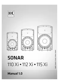 Notice HK AUDIO SONAR 112XI Haut-parleur