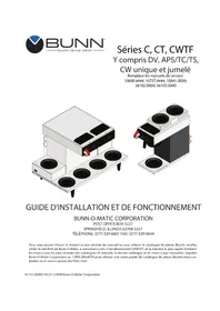 Notice Bunn CWTF35 Machine à café