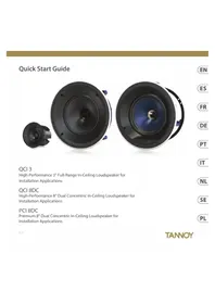 Notice TANNOY QCI 3 Luidspreker