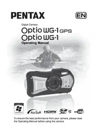 Notice PENTAX OPTIO WG1 GPS Appareil photo