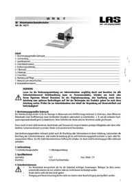 Notice LAS 16271 Interrupteur électrique