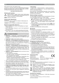 Notice VitalMaxx 02048 Tondeuse à cheveux