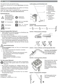 Notice Cleanmaxx 07846 Wischbesen