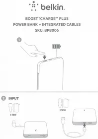 Notice BELKIN BOOST↑CHARGE PLUS Chargeur de piles